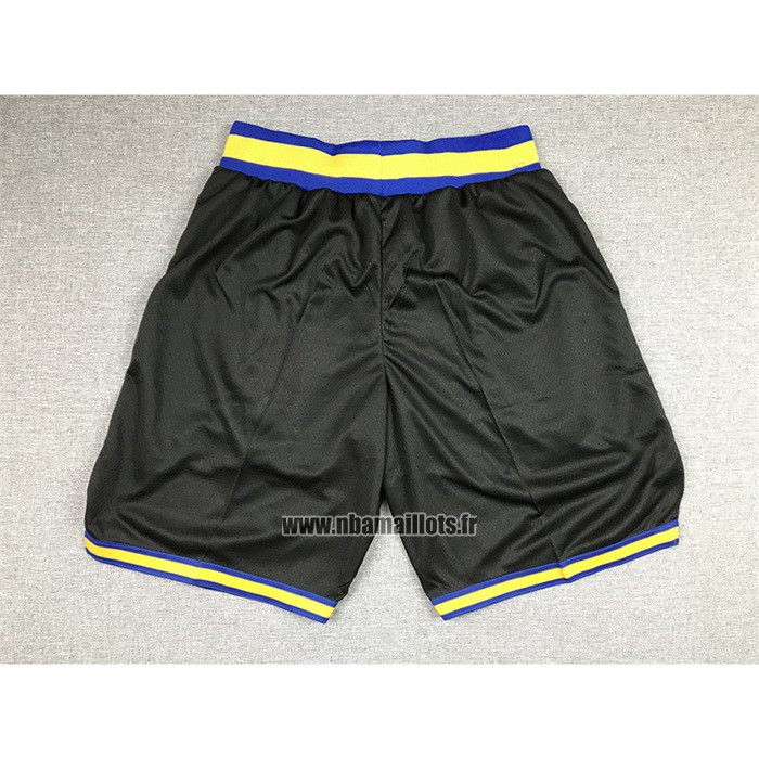 Short Golden State Warriors Ville Edition 2021-22 Noir
